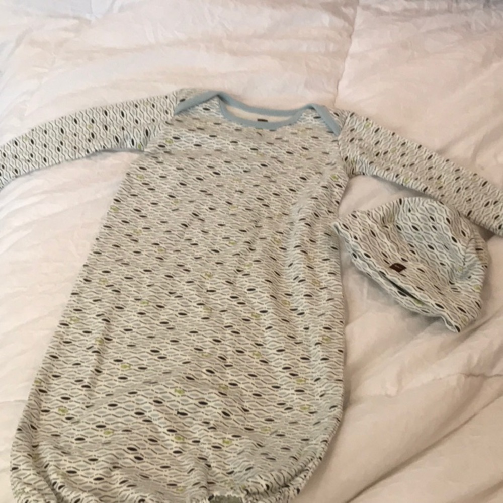 Tea Collection Gown and hat